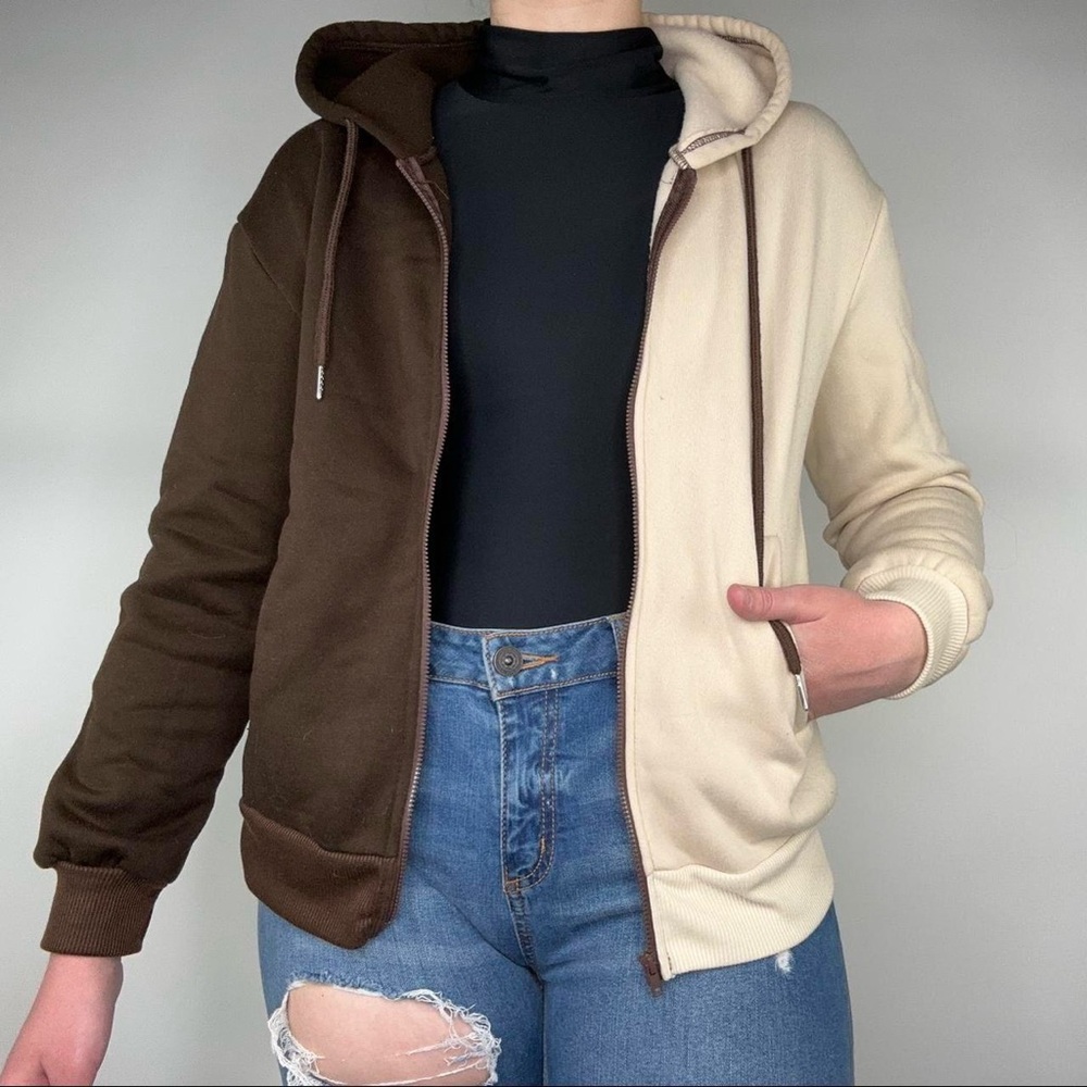 Split color jacket